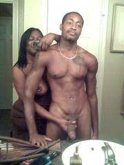 Amateur black couple fron New York, nude