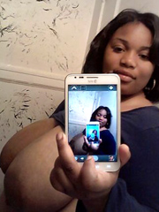 Black Girl Self Shot Big Tits - Black women with big boobs in self-shot pictures