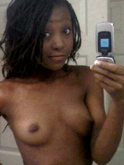 180px x 240px - Ebony teen in non-nude self-shot pictures